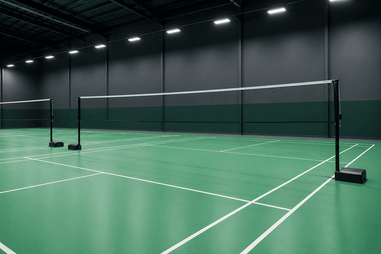 Badminton session